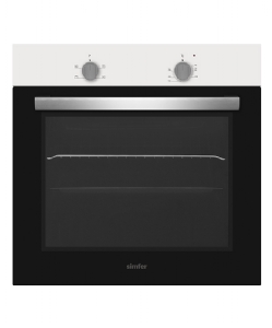 SIMFER BUILT IN WHITE SINGLE ELECTRIC FAN OVEN