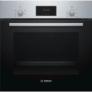 Bosch 59.4cm Serie 2 Built In Electric Single Oven with 3D Hot Air - Stainless Steel