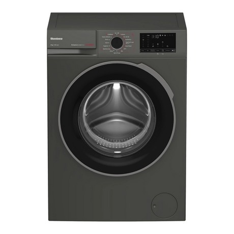 Blomberg 8kg 1400 Spin SpinSave Washing Machine - Graphite