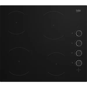 Beko 58cm Ceramic Hob - Black