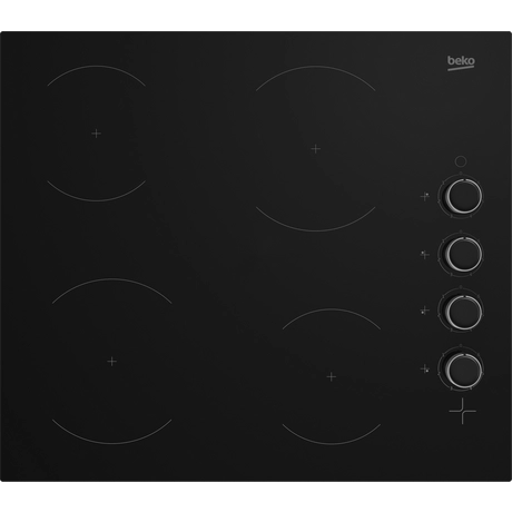 Beko 58cm Ceramic Hob - Black