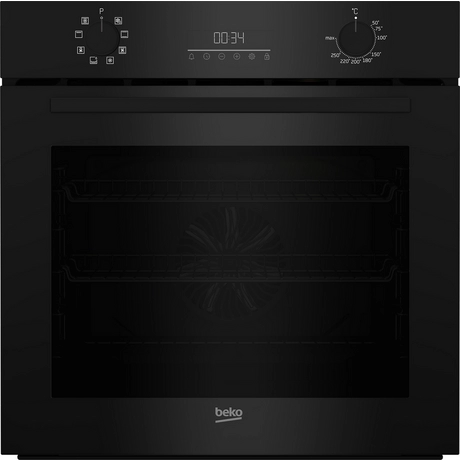 Beko 59.4cm Built In Electric Single Oven - Black