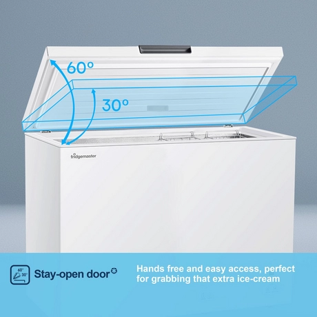 Fridgemaster 297 Litres Chest Freezer - White - Image 2