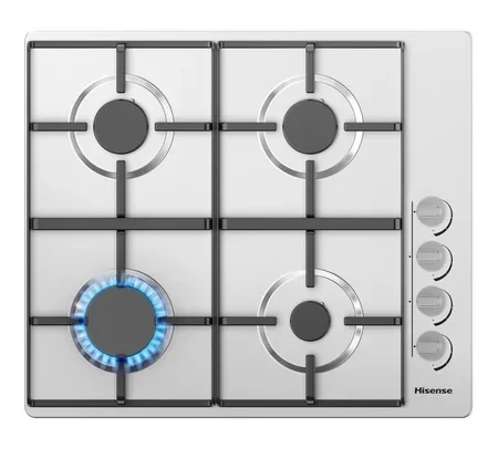 Hisense 60cm Gas Hob - Stainless Steel