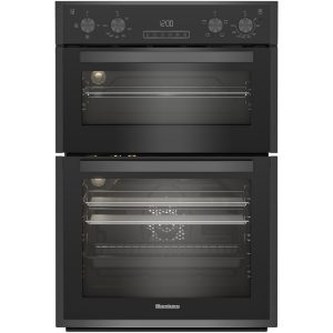 Blomberg 59.4cm Built-Under Electric Double Oven - Dark Steel