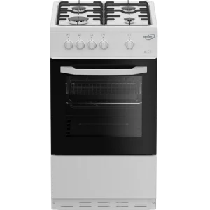 Zenith 50cm Gas Single Oven with Gas Hob - White