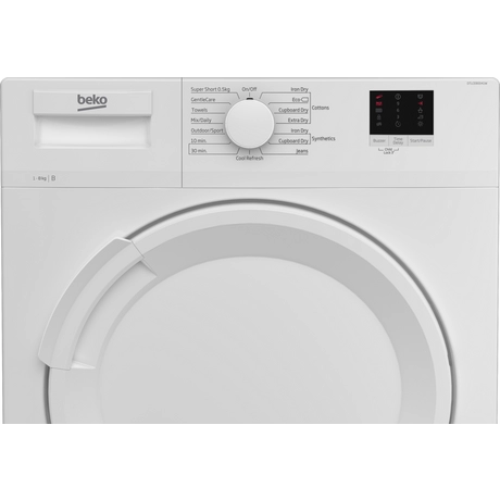Beko 8kg Condenser Tumble Dryer - White - Image 3
