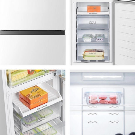 Hisense 55cm 50/50 Frost Free Fridge Freezer - White - Image 5