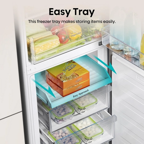 Hisense 55cm 50/50 Frost Free Fridge Freezer - White - Image 10