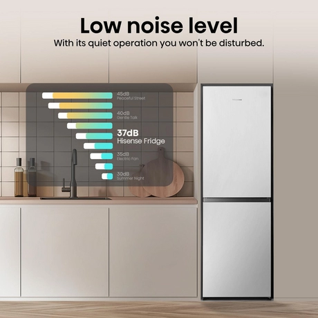 Hisense 55cm 50/50 Frost Free Fridge Freezer - White - Image 7