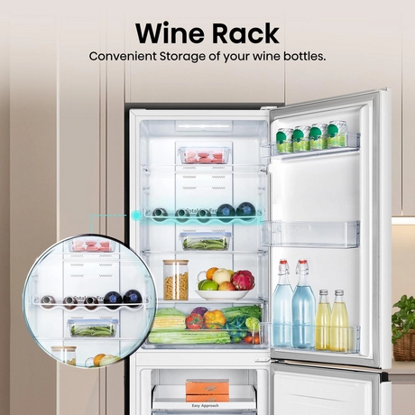Hisense 55cm 50/50 Frost Free Fridge Freezer - White - Image 6