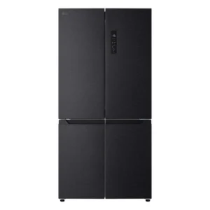 LG No Frost American Fridge Freezer - Matte Black