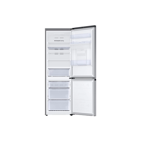 Samsung 59.5cm 65/35 Split Fridge Freezer - Silver / White - Image 3