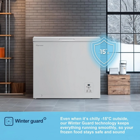Fridgemaster 191 Litres Chest Freezer - White - Image 7