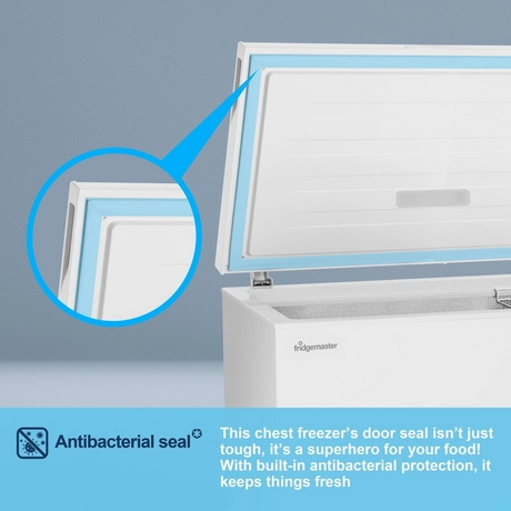 Fridgemaster 191 Litres Chest Freezer - White - Image 6