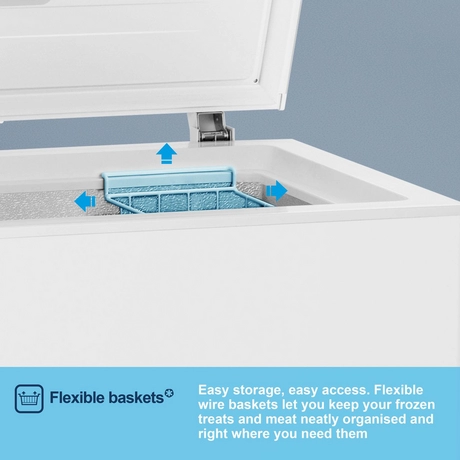 Fridgemaster 191 Litres Chest Freezer - White - Image 4