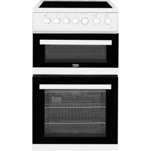 Beko 50cm Electric Double Oven - White