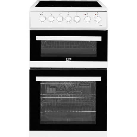 Beko 50cm Electric Double Oven - White